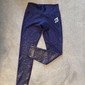 Never worn Peloton foil leggings